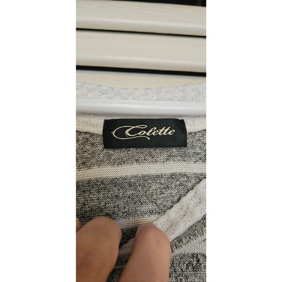 Colette long sleeve waffle Knit lightweight top - Picture 3 of 6